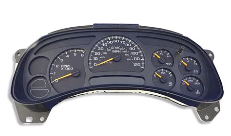 instrument cluster upgrade kit 6 gauges 2003-2005 chevy gmc truck suv full size Chevy GMC Transmission Gauge Kit. 6 New Steppers, 6 New Needles, 12 Volt LED. This Kit fits: Silverado, Sierra, Tahoe, Suburban, Yukon, Avalanche, Suburban 2003, 2004, 2005, 2006. Chevrolet 2003 2006 gm instrument cluster complete rebuild